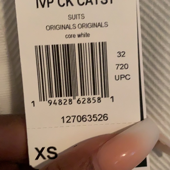 NWT Adidas Ivy Park Knit White catsuit. Never Worn XS - Picture 6 of 6